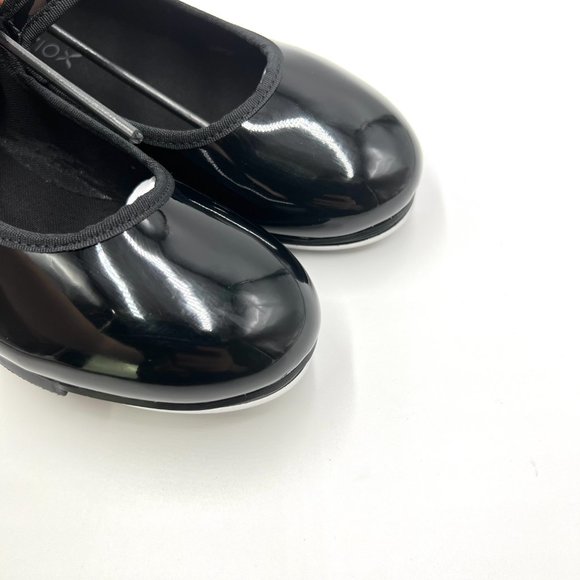 Capezio Womens Size 5 3800 Mary Jane Black Patent Buckled‎ Dance Tap Shoes - Picture 5 of 13